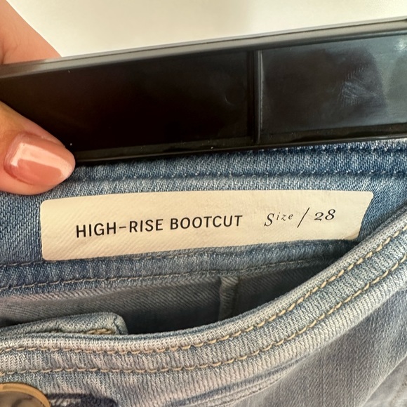Pilcro & the Letterpress Women’s High Rise Bootcut Jeans - Picture 6 of 11